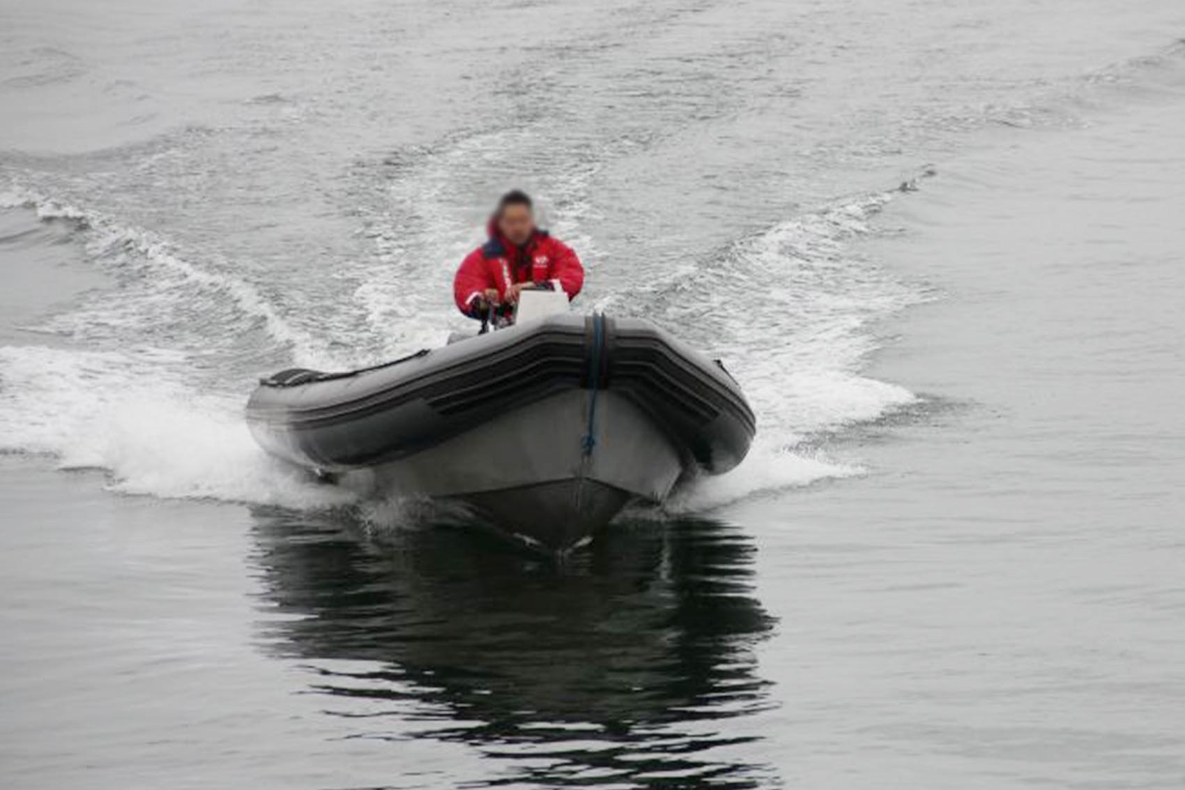 tch marine | alu rib 6.0 | on the water